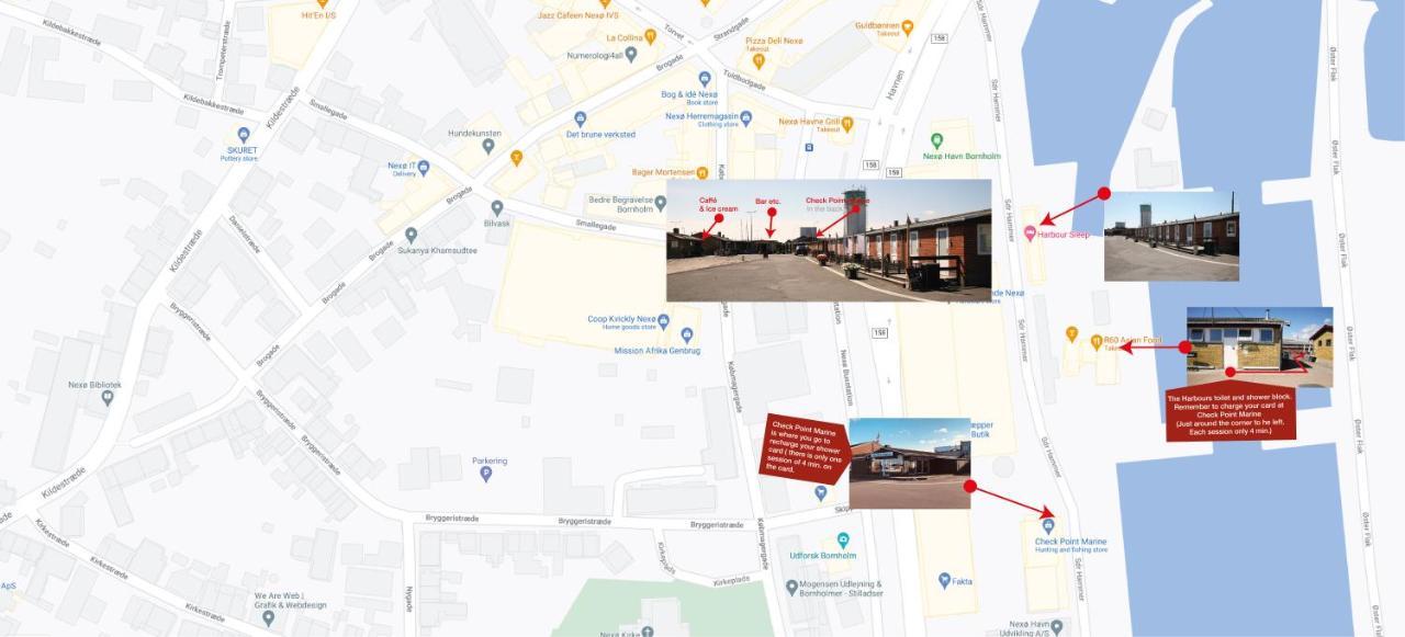 Motel Harbour Sleep Neksø Exterior foto